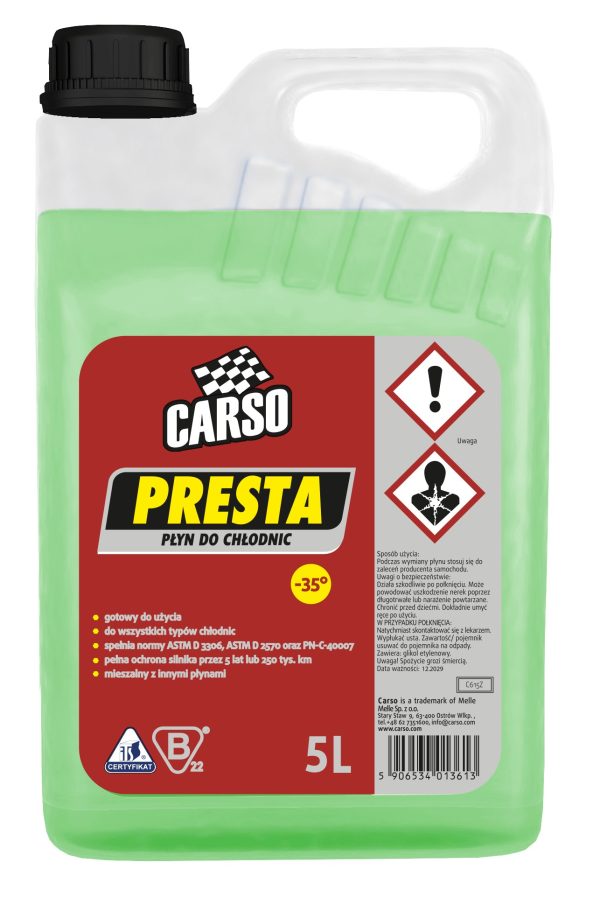 CARSO PRESTA -35C 5L ZIELONY