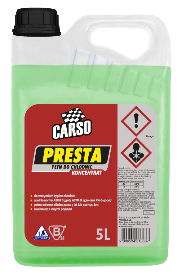 CARSO PRESTA KONCENTRAT ZIELONY 5L