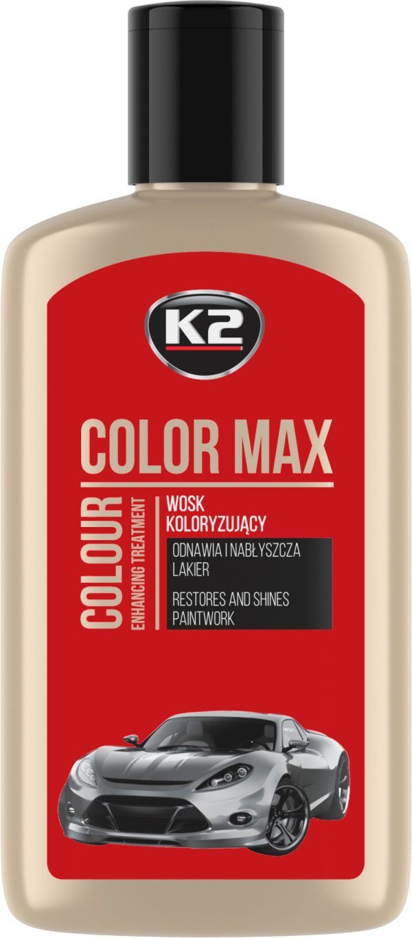 K2 COLOR MAX 250 ML CZERWONY