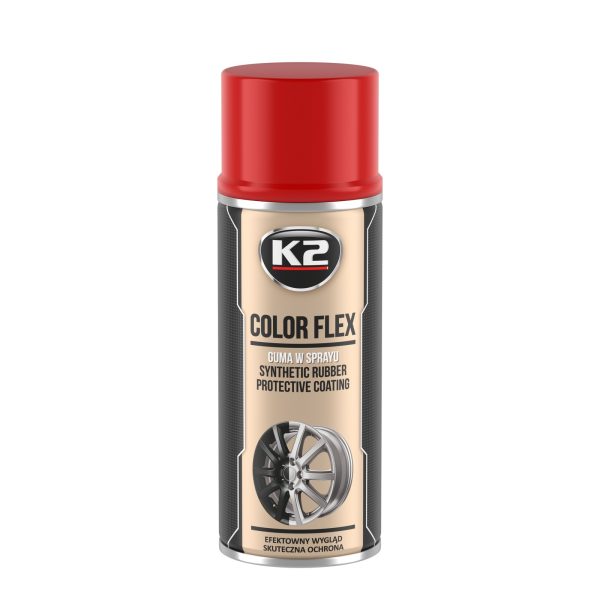 K2 COLOR FLEX CZERWONY 400 ML