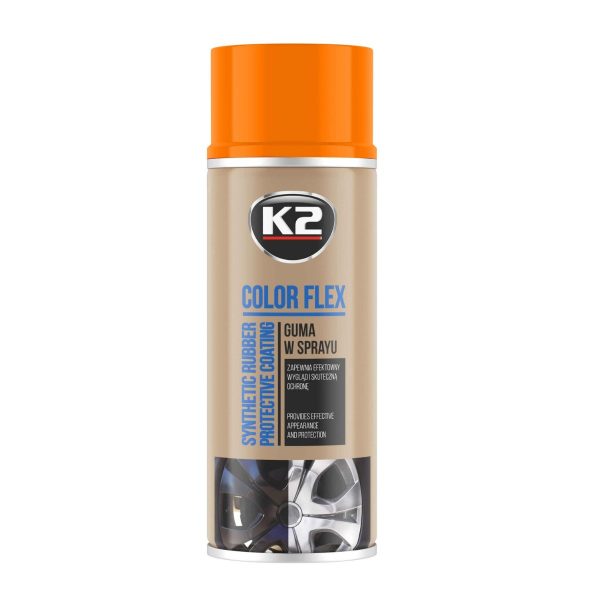 K2 COLOR FLEX POMARAŃCZOWY 400 ML