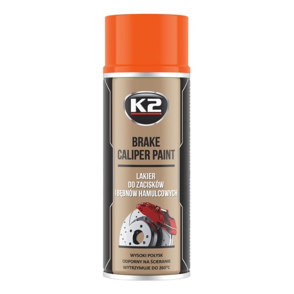 K2 BRAKE CALIPER PAINT 400ml POMARAŃCZOWY