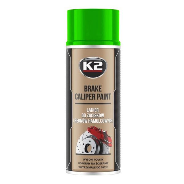 K2 BRAKE CALIPER PAINT 400ml ZIELONY