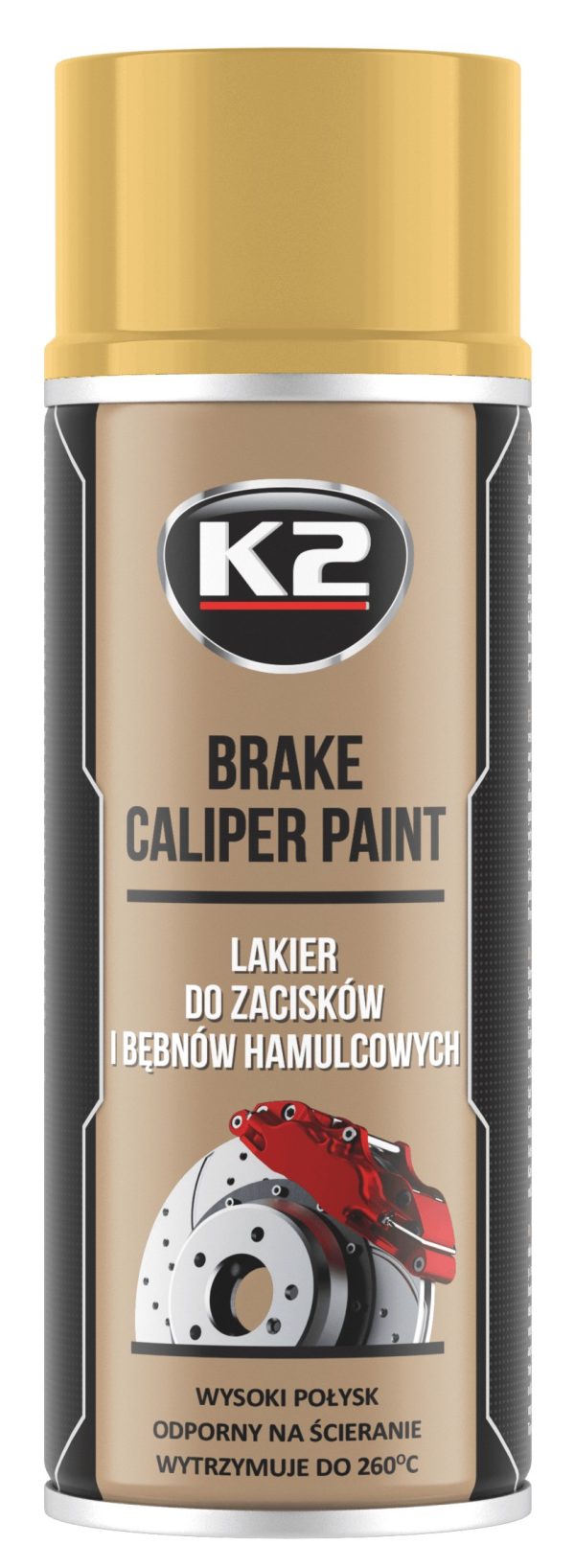 K2 BRAKE CALIPER PAINT 400ml ZŁOTY L346ZL