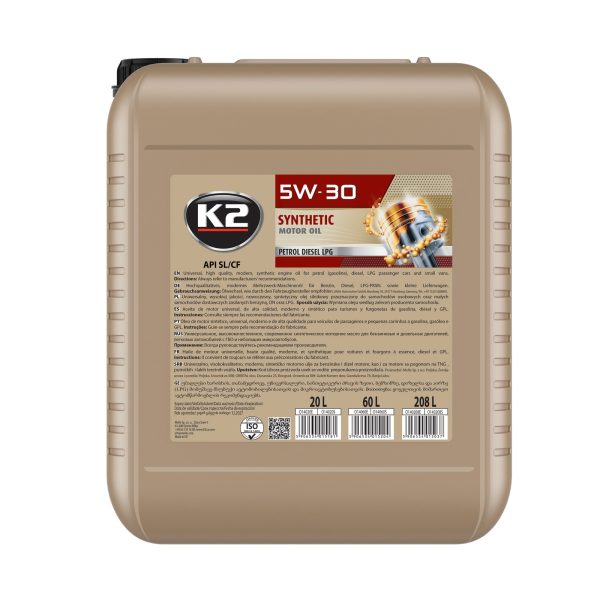 K2 5W30 XL 20L