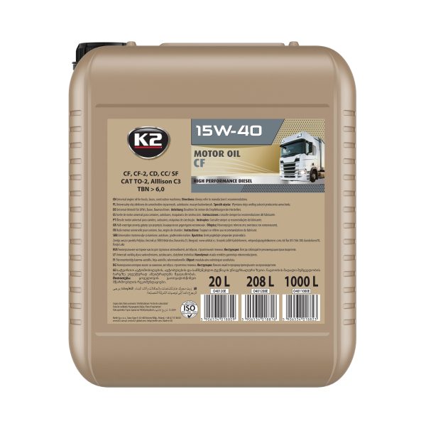 K2 15W-40 CF 20L