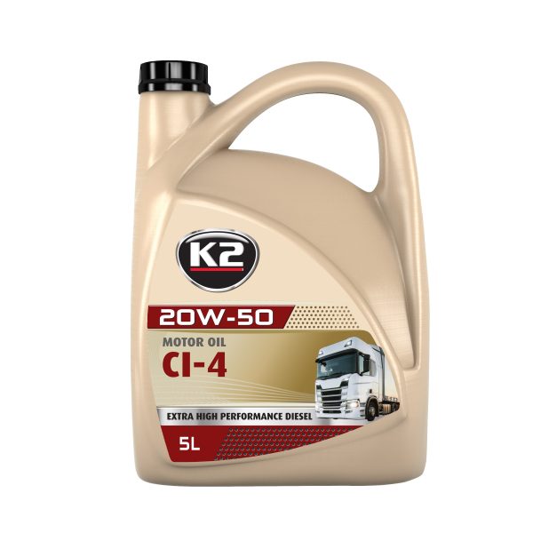 K2 20W-50 CI-4  5L